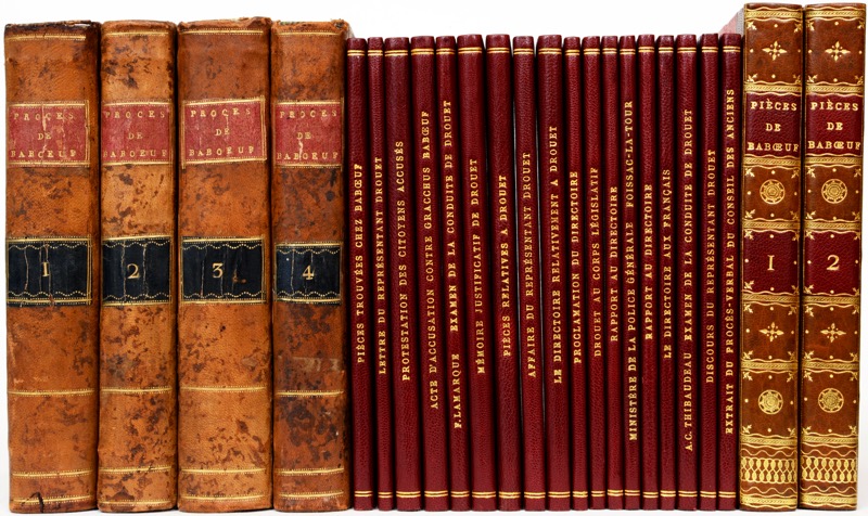 BABEUF (François-Noël). Collection de pièces relatives à la conjuration des Égaux.