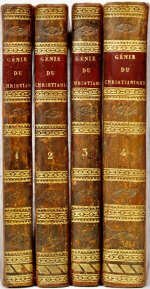 CHATEAUBRIAND (François René, vicomte de). Génie du christianisme, ou Beautés de la religion chrétienne.