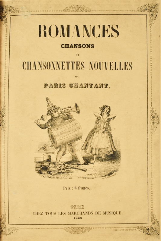 Paris chantant. Romances - Bonnefoi Livres Anciens