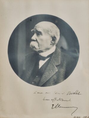 TOURNASSOUD (Jean-Baptiste). Portrait de Georges Clemenceau.