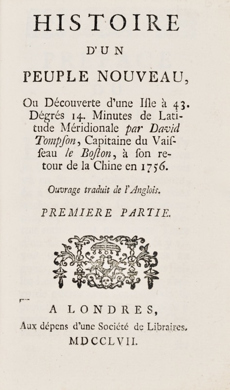 Histoire d&rsquo;un peuple nouveau - Bonnefoi Livres Anciens
