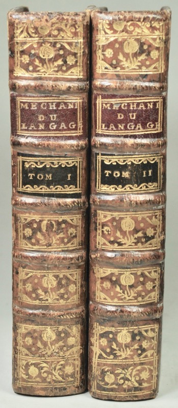 BROSSES (Charles de). Traité de la formation méchanique des Langues et des principes physiques de l'Etymologie.