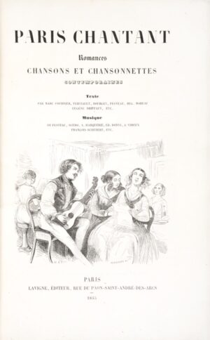 Paris chantant. Romances - Bonnefoi Livres Anciens