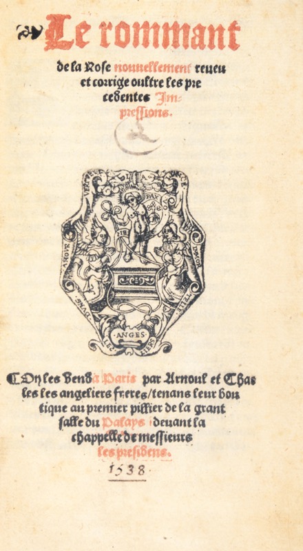 GUILLAUME DE LORRIS & MEUNG - Bonnefoi Livres Anciens
