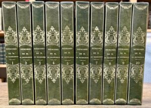 BOURRIENNE (Louis-Antoine Fauvelet de). Mémoires de M. de Bourrienne sur Napoléon, le Directoire, le Consulat, l'Empire et la Restauration.