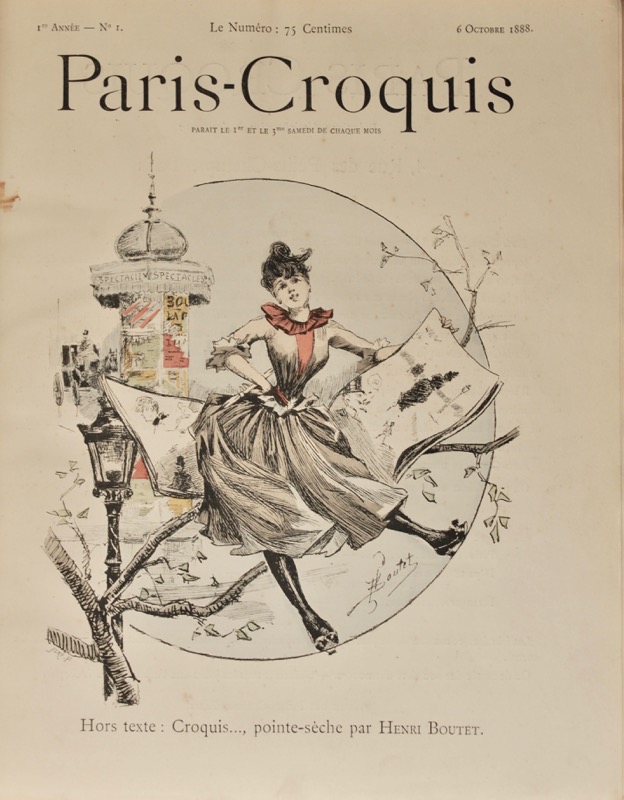 BOUTET (Henri). Paris-Croquis - Bonnefoi Livres Anciens