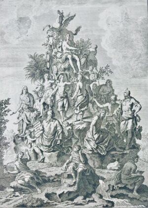 TITON DU TILLET (Evrard). Description du Parnasse François exécuté en bronze, à la gloire de la France et de Louis le Grand, et à la mémoire perpétuelle des illustres Poètes et des fameux Musiciens François ; dédié au Roi.