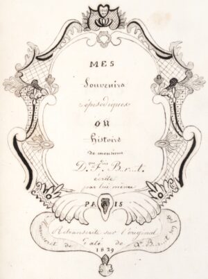 [Dauphiné. St Nazaire-les-Eymes. Manuscrit]. Mes Souvenirs épisodiques ou... - Bonnefoi Livres Anciens