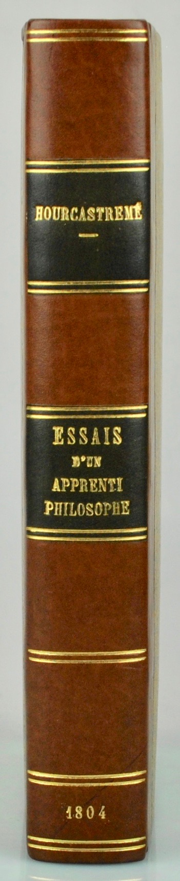 HOURCASTREME (Pierre). Essais d'un apprenti Philosophe sur quelques anciens problèmes de Physique, d'Astronomie, de Géométrie, de Métaphysique et de Morale. – Image 2