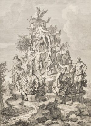 TITON DU TILLET (Évrard). Le Parnasse François, dédié au Roi, par M. Titon du Tillet, Commissaire Provincial des Guerres, ci-devant Capitaine de Dragons, & Maître-d'Hôtel de feue Madame la Dauphine, Mere du Roi.