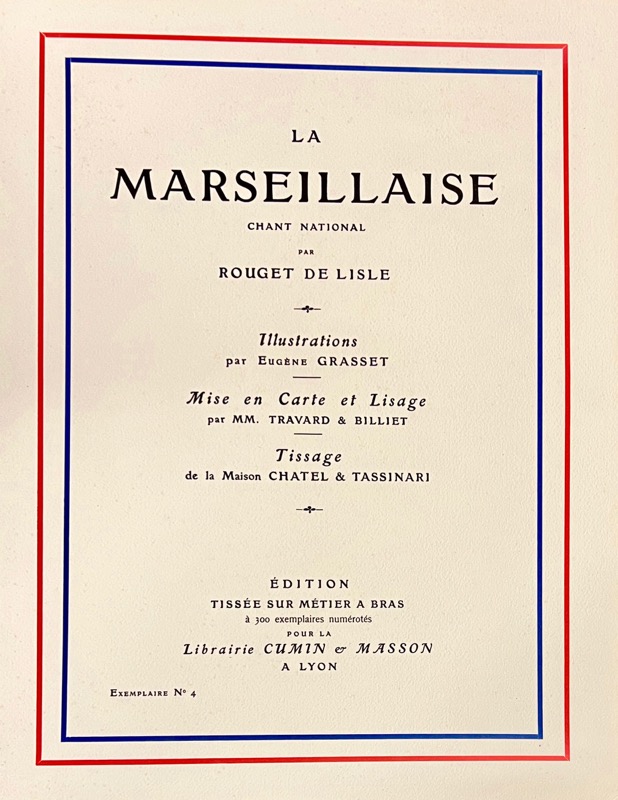 ROUGET DE LISLE (Claude Joseph). La Marseillaise, chant national par Rouget de Lisle. – Image 2