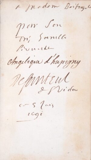 SANTEUL (Jean de). Traduction en vers Francois des Hymnes.