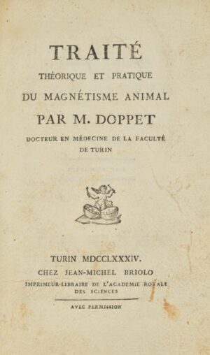 DOPPET (Amédée). Traité théorique et pratique du magnétisme animal.