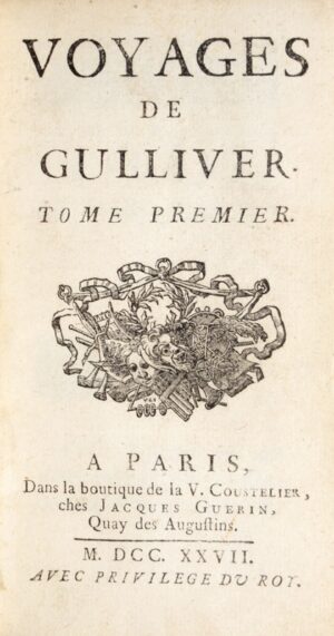 SWIFT (Jonathan). Voyages de Gulliver. - Bonnefoi Livres Anciens