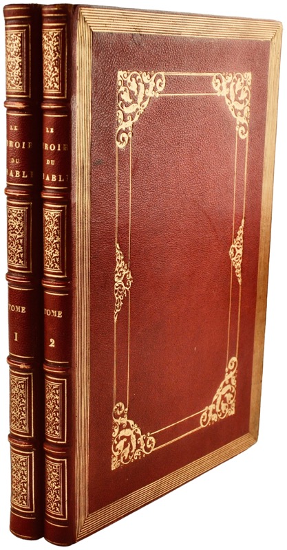 Le Tiroir du Diable. Paris et les parisiens. Mœurs et coutumes, caractères et portraits des habitants de Paris, tableau complet de leur vie privée, publique, politique, artistique, littéraire, industrielle, etc. Précédé d'une Géographie de Paris par Théophile Lavallée. Illustrations Les gens de Paris – Gravures avec légendes par Gavarni. Paris comique – Panthéon du diable par Bertall. – Image 2