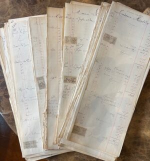 [Archives comptables de l’Agence de billets Porcher Havez pour le Théâtre... - Bonnefoi Livres Anciens