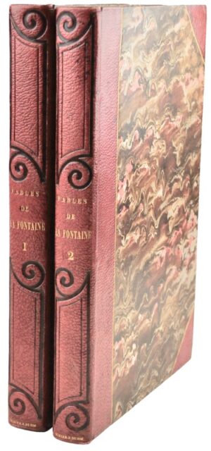 LA FONTAINE (Jean de) & GRANDVILLE (Jean-Ignace-Isidore Gérard, dit J.J.). Fables de La Fontaine illustrées par J. J. Grandville.