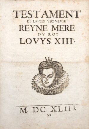 [Marie de Médicis - Bonnefoi Livres Anciens