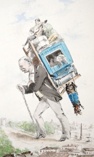 [Archives Jules Audéoud. Manuscrit]. Le Déménagement sans pareil. Du n°15 de la... - Bonnefoi Livres Anciens