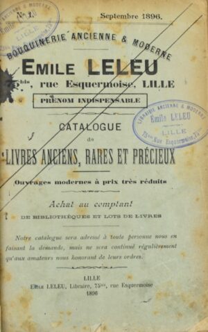 Bouquinerie ancienne et moderne Émile Leleu - Bonnefoi Livres Anciens