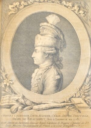 LEBEAU (Pierre-Adrien). Charles, Geneviève, Louis, Auguste, César, André, Thimothée, d'Éon de Beaumont, née à Tonnerre en 1728.