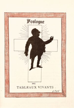 BIGOT (Georges Ferdinand). Parodie des tableaux vivants. Représentation du 12 mars 1887 à Tokyo..