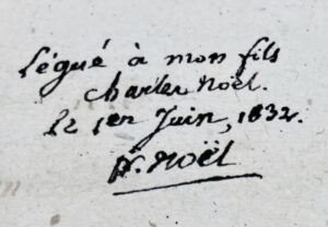[BLONDEAU (Nicolas), Noël (François)]. [Manuscrit]. Dictionnaire érotique contenant l'interprétation de tous les mots libres des anciens auteurs et de ceux de la basse latinité ; les détails de la Toilette des dames grecques et romaines ; les noms et les anecdotes des Courtisanes célèbres de Grèce et de Rome, où des personnages connus en ce genre, ainsi que des rapprochements avec les moeurs et les personnages modernes. Ouvrage nécessaire à la connaissance de l'Antiquité.