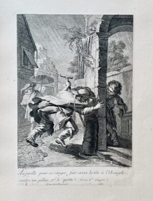 LE MESLE (P.). [Suite d'illustrations de La vie et les aventures de Lazarille de Tormes]