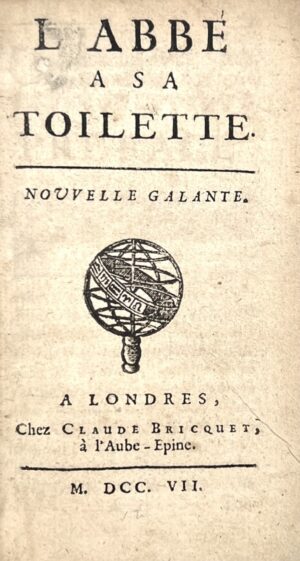 [MACÉ (René-A.)]. L'Abbé à sa toilette.