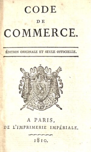 Code de commerce.