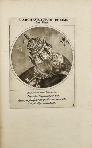 Héros de la ligue (Les), ou La procession monacale, conduite par Louis XIV, pour la conversion des protestants de son royaume.
