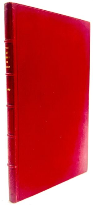 [BOUCHER (Jean)]. La Vie et les faits notables de Henry de Valois. Tout au long, sans rien requérir. Où sont contenues les trahisons, perfidies, sacrileges et exactions, cruautez & hontes de cet Hypocrites & Apostat, ennemy de la Religion Catholique. Sans lieu, 1589.Petit in-8 de 94 pp. (chiffrées 92). Les Sorceleries de Henry de Valois, et les oblations qu'il faisoit au diable dans le bois de Vincennes. Avec la figure des demons, d'argent doré, ausquels il faisoit offrandes, & lesquels se voyent encores en ceste ville. (Paris), chez Didier Millot, 1589. 15 pp. Le Faux visage descouvert du fin Renard de la France. A tous Catholiques unis, & sainctement liguez pour la defence, & tuition de l'Eglise Apostolique & Romaine, contre l'ennemy de Dieu ouvert & couvert. Ensemble quelques Anagrammes & Sonnets propres pour la saison du jourd'huy.