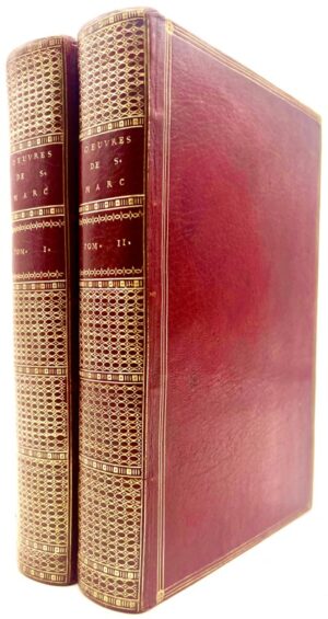 SAINT-MARC (Jean-Paul-André de Razins, marquis de). Oeuvres de Monsieur de Saint-Marc. Troisième édition dédiée au Roi de Suède.