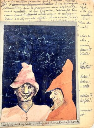 [Voyages imaginaires. Manuscrit]. Quand les Lotus refleuriront… Un récit du Père Tropique. Avec le concours des deux amis globe-trotters : le Tropicou ou père Tropique, conteur toulonnais et Altazon, l'artésien son ami dit le Sanglier.