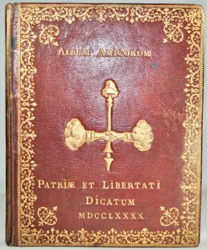 [Reliure révolutionnaire]. Album amicorum patriae et libertati dicatum MDCCLXXXX.