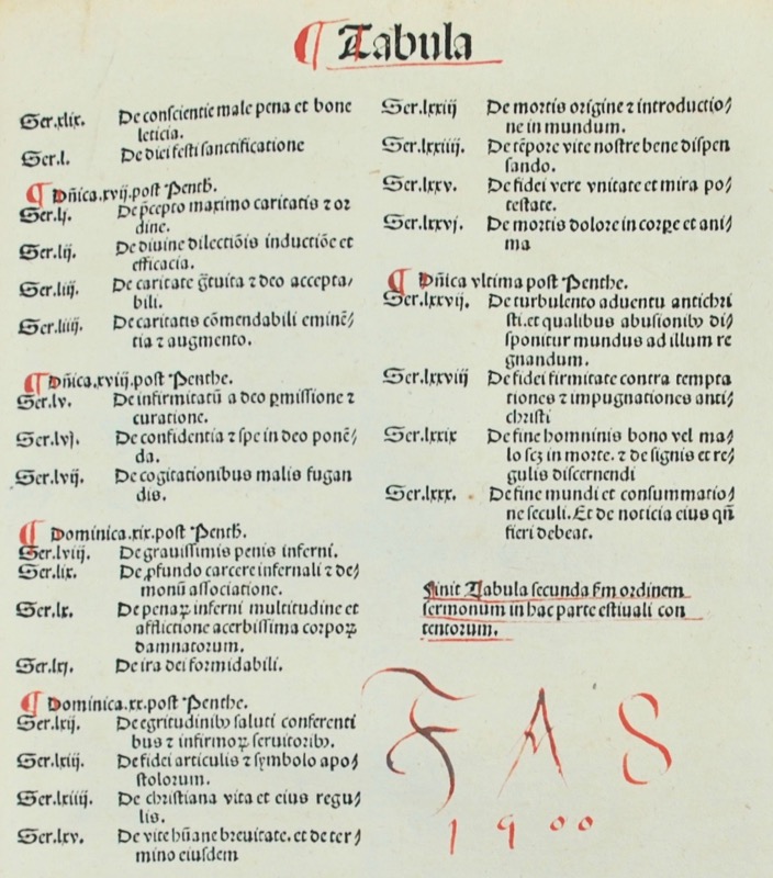 PELBARTUS DE THEMESWAR. Sermones pomerii fratris Pelbarti de Themeswar diui ordinis sancti Frãcisci de tempore Incipiut feliciter. – Image 4
