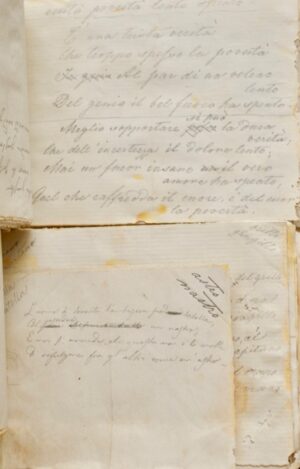 [Risorgimento. Poésie italienne. Versailles septembre & octobre 1859].