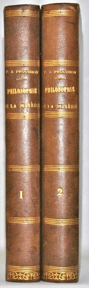 PROUDHON (Pierre-Joseph). Système des contradictions économiques - Bonnefoi Livres Anciens
