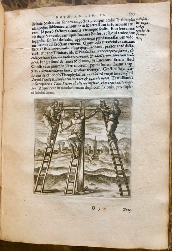 LIPSE (Juste). De Cruce libri tres ad sacram profanamque historiam utiles. Una cum notis. – Image 6