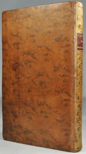 LE MONNIER (Pierre-Charles). Loix du Magnétisme, Comparées aux Observations & aux Expériences, dans les différentes parties du globe Terrestre, pour perfectionner la théorie générale de l'aimant, & indiquer par-là les Courbes magnétiques qu'on cherche à la mer, sur les Cartes réduites.