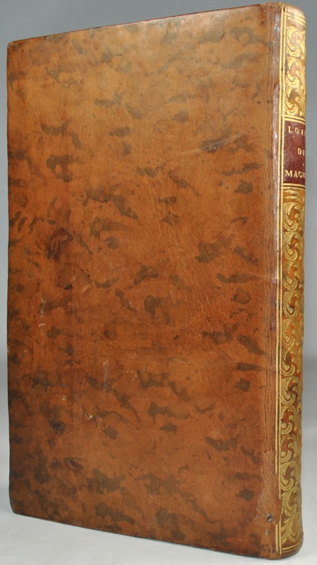 LE MONNIER (Pierre-Charles). Loix du Magnétisme, Comparées aux Observations & aux Expériences, dans les différentes parties du globe Terrestre, pour perfectionner la théorie générale de l'aimant, & indiquer par-là les Courbes magnétiques qu'on cherche à la mer, sur les Cartes réduites.