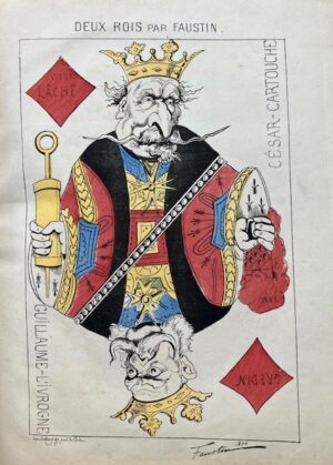 FAUSTIN (Faustin Betbeder, dit). Deux rois. Deux dames.