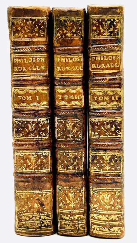 MIRABEAU (Victor Riquetti, marquis de) & QUESNAY (François). Philosophie rurale, ou Economie générale et politique de l'Agriculture, réduite à l'ordre immuable des Loix physiques & morales, qui assurent la prospérité des Empires. – Image 2