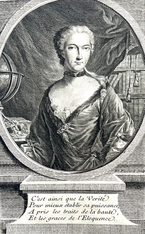 DU CHÂTELET (Gabrielle-Emilie Le Tonnelier de Breteuil, marquise). Institutions physiques. Nouvelle édition, corrigée & augmentée considérablement par l’auteur. – Image 2