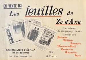 ZO D'AXA. La Feuille. Par Zo d'Axa.