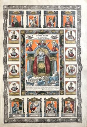 [Imagerie religieuse Belfort]. Notre Dame de Fourvière. Unsere liebe Frau von Fourviere.