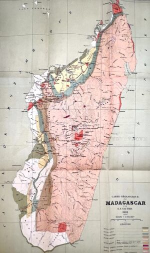 GAUTIER (Émile-Félix). Madagascar. Essai de Géographie physique.