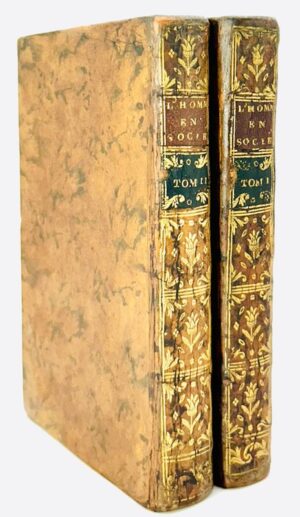 GOYON DE LA PLOMBANIE (Henri de). L'Homme en société, ou Nouvelles vues politiques et économiques pour porter la population au plus haut degré en France.