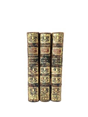 LA METTRIE (Julien Offroy de). Ouvrage de Pénélope ; ou Machiavel en médecine. Par Aletheius Demetrius [tomes I et II] ; Supplément à l'Ouvrage de Pénélope ; ou Machiavel en médecine. Par Aletheius Demetrius. A la fin duquel on trouve une clé [tome III].