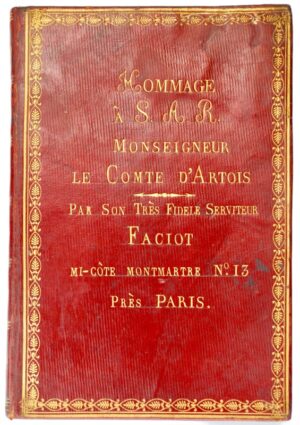FACIOT (Charles). [Première Restauration. Fontenay-aux-Roses. Manuscrit]... - Bonnefoi Livres Anciens